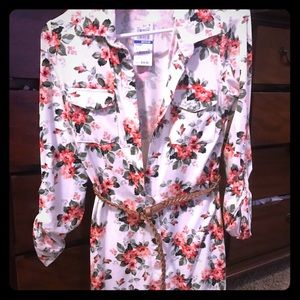 Floral Sweater Dress